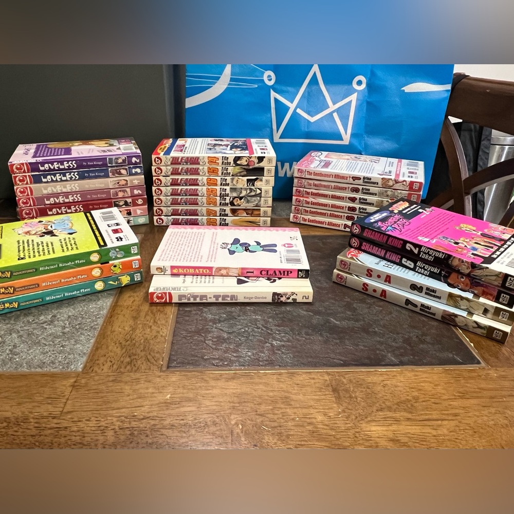 Manga Graphic Novel Books Lot